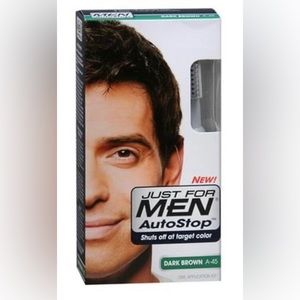 Just for Men Comb-ln Color Hair Color A-45 Dark Brown Autostop Formula 4312